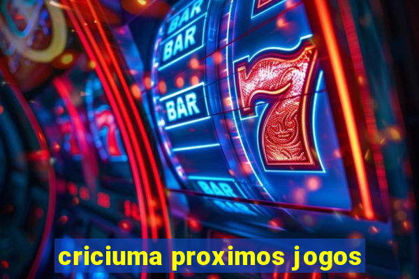 criciuma proximos jogos